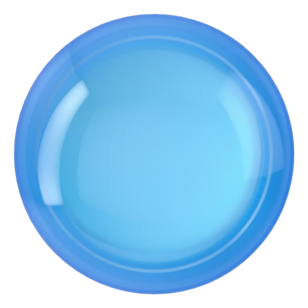 Dreamtime Crystal DC 2080 Flat Back Pearl Cabochon Crystal Electric Blue Ignite SS34