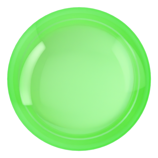 Dreamtime Crystal DC 2080 Flat Back Pearl Cabochon Crystal Electric Green Ignite SS34