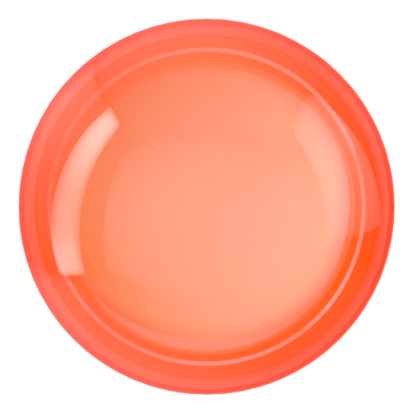 Dreamtime Crystal DC 2080 Flat Back Pearl Cabochon Crystal Electric Orange Ignite SS34