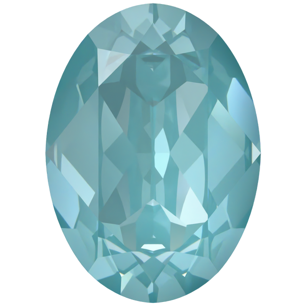 Dreamtime Crystal DC 4120 Oval Fancy Stone Crystal Paradise Blue Lux 14x10mm
