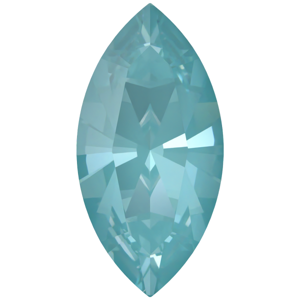 Dreamtime Crystal DC 4228 Navette Fancy Stone Crystal Paradise Blue Lux 10x5mm