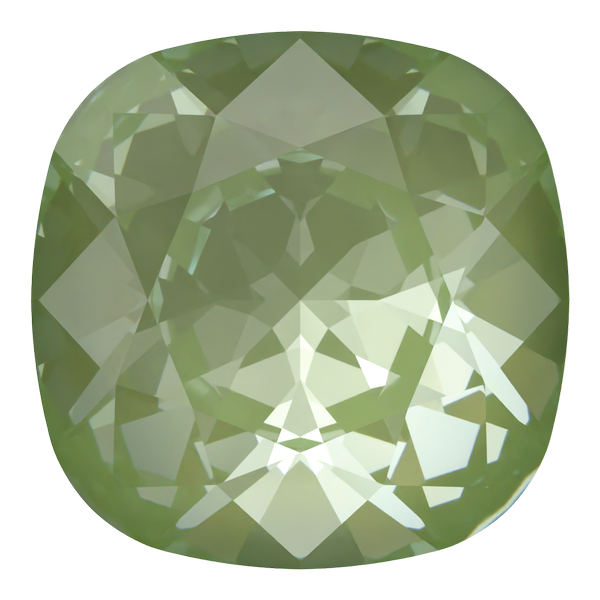 Dreamtime Crystal DC 4470 Cushion Cut Square Fancy Stone Crystal Paradise Green Lux 12mm