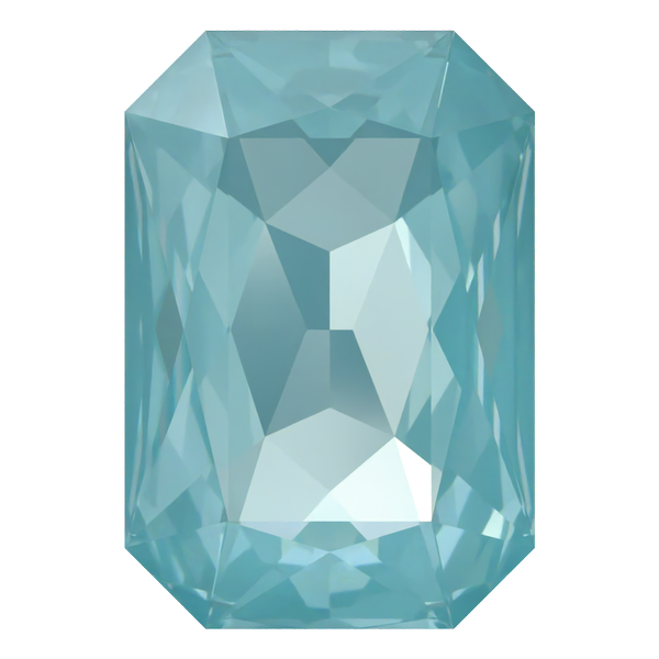 Dreamtime Crystal DC 4627 Large Rectangle Octagon Fancy Stone Crystal Paradise Blue Lux 27x18.5mm
