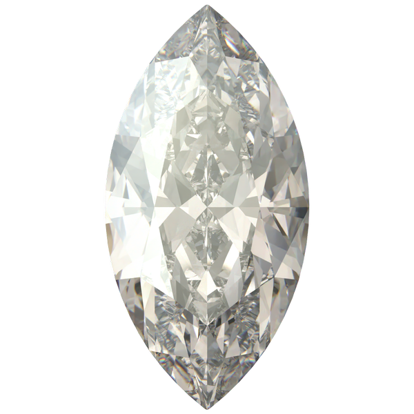 Dreamtime Crystal DC 4210 Marquise Fancy Stone Crystal Silver Shade 10x5mm