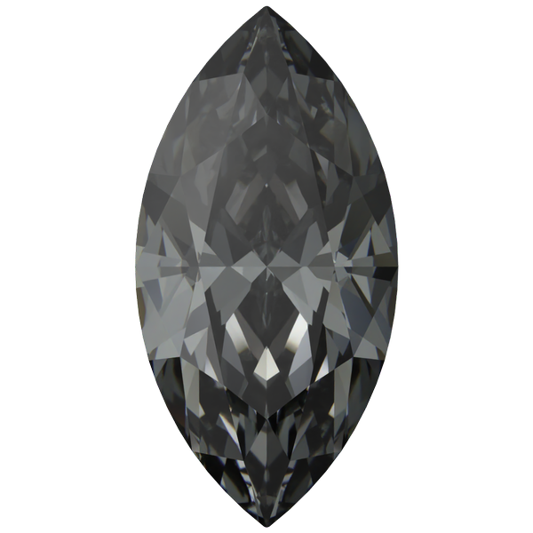 Dreamtime Crystal DC 4210 Marquise Fancy Stone Crystal Silver Night 10x5mm