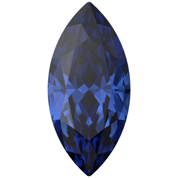 Dreamtime Crystal DC 4210 Marquise Fancy Stone Reinvented Dark Sapphire 15x7mm