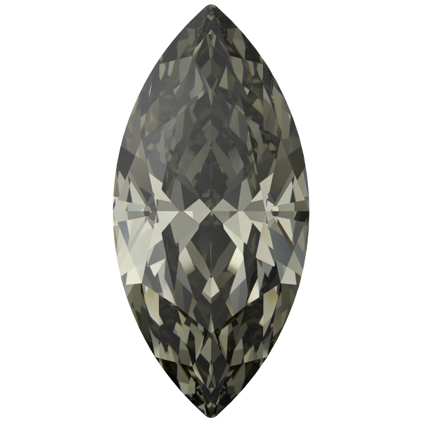 Dreamtime Crystal DC 4210 Marquise Fancy Stone Black Diamond 15x7mm