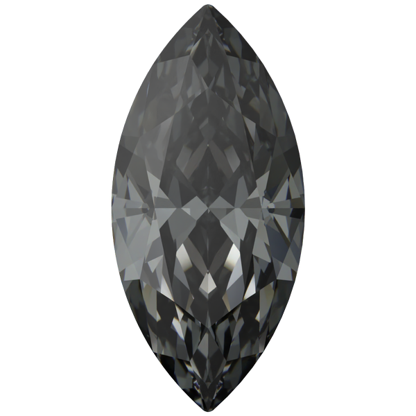 Dreamtime Crystal DC 4210 Marquise Fancy Stone Crystal Silver Night 15x7mm
