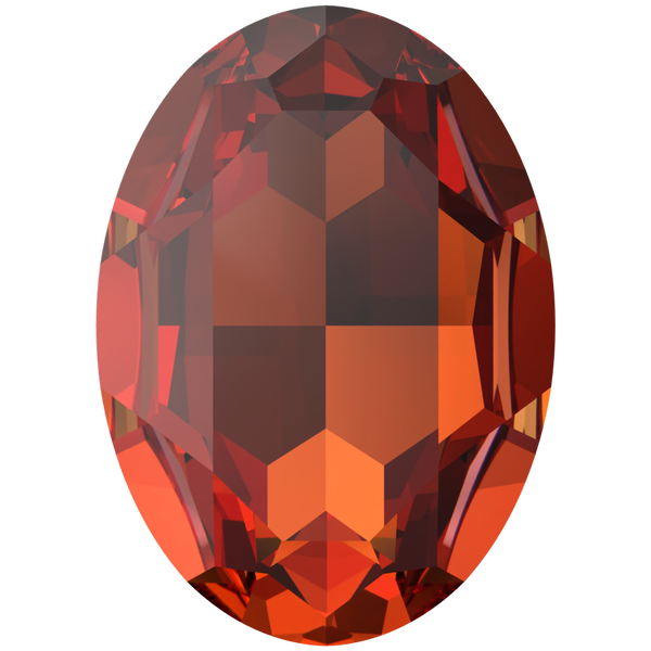 Swarovski 4127 Large Oval Fancy Stone Persian Red 30x22mm
