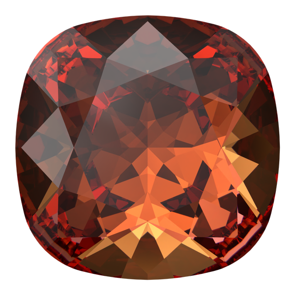 Dreamtime Crystal DC 4470 Cushion Cut Square Fancy Stone Persian Red 12mm