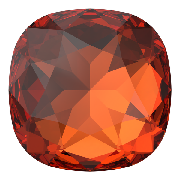Dreamtime Crystal DC 4487 Large Cushion Cut Square Fancy Stone 27mm Persian Red