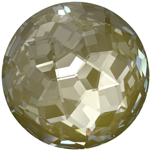 Swarovski 1383 Fantasy Round Stone Crystal Herbal Green Lux 8mm