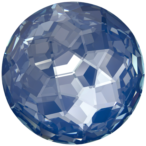 Swarovski 1383 Fantasy Round Stone Crystal Blue Muse Lux 10mm