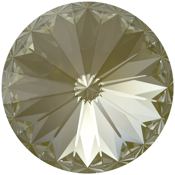 Dreamtime Crystal DC 1122 Rivoli Round Stone Crystal Herbal Green Lux 14mm