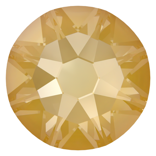 Swarovski 2088 XIRIUS Rose Flat Back Crystal Tuscan Yellow Lux SS16