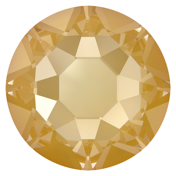 Swarovski 2078 XIRIUS Rose Hotfix Crystal Tuscan Yellow Lux SS16