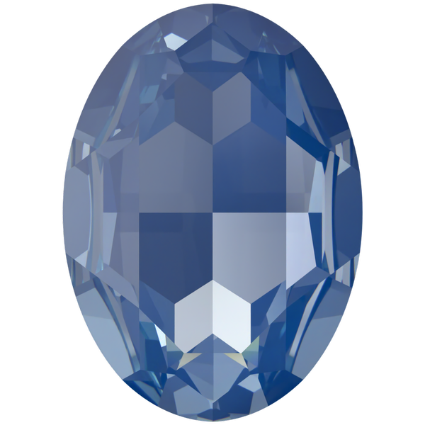 Dreamtime Crystal DC 4127 Large Oval Fancy Stone Crystal Blue Muse Lux 30x22mm