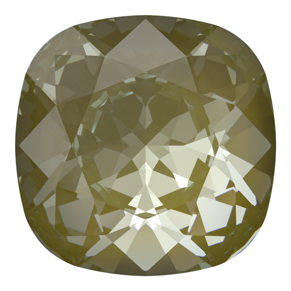 Dreamtime Crystal DC 4470 Cushion Cut Square Fancy Stone Crystal Herbal Green Lux 12mm