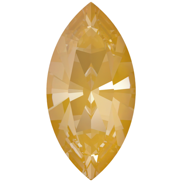 Dreamtime Crystal DC 4228 Navette Fancy Stone Crystal Tuscan Yellow Lux 10x5mm