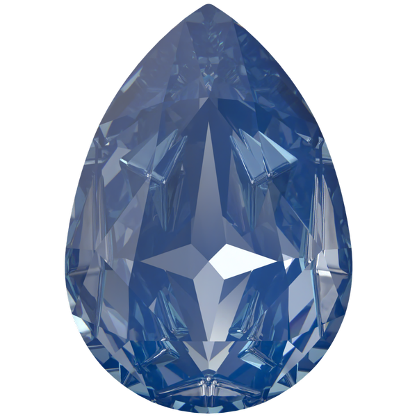 Swarovski 4390 Mirage Pear Fancy Stone Crystal Blue Muse Lux 10x7mm