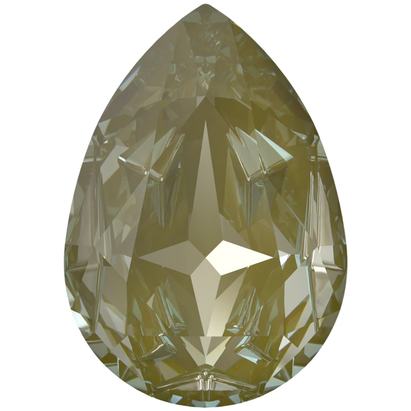 Swarovski 4390 Mirage Pear Fancy Stone Crystal Herbal Green 18x13mm