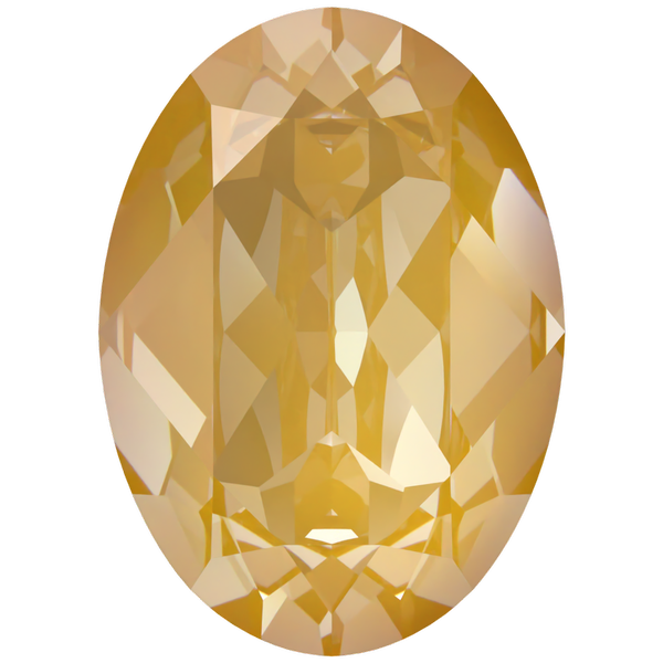 Dreamtime Crystal DC 4120 Oval Fancy Stone Crystal Tuscan Yellow Lux 14x10mm