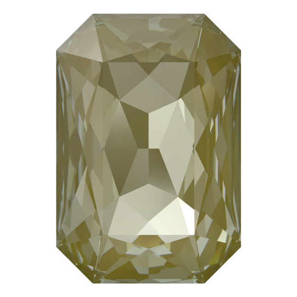 Swarovski 4627 Large Rectangle Octagon Fancy Stone Crystal Herbal Green Lux 27x18.5mm