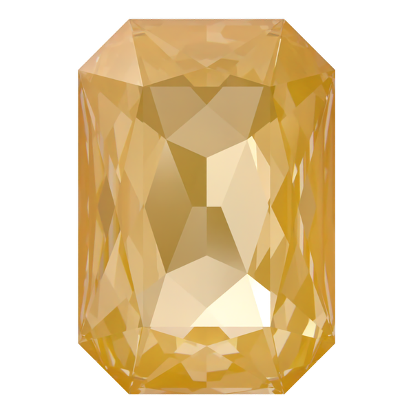 Swarovski 4627 Large Rectangle Octagon Fancy Stone Crystal Tuscan Yellow Lux 27x18.5mm