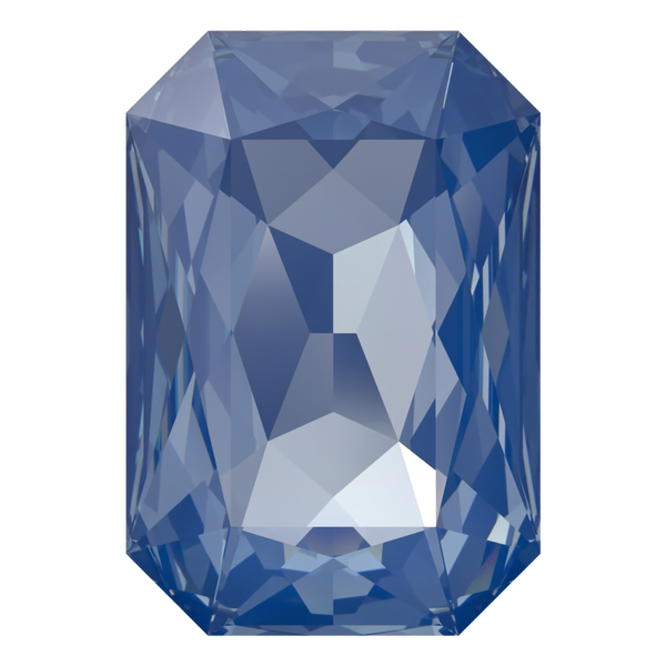 Swarovski 4627 Large Rectangle Octagon Fancy Stone Crystal Blue Muse Lux 27x18.5mm