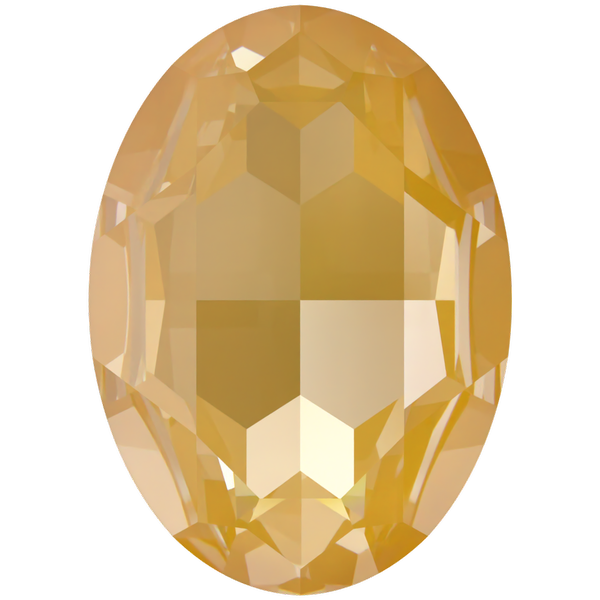 Dreamtime Crystal DC 4127 Large Oval Fancy Stone Crystal Tuscan Yellow Lux 30x22mm