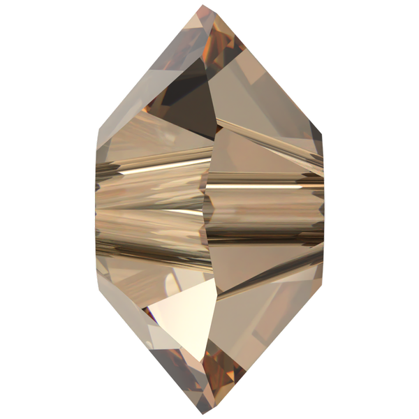 Swarovski 5305 Flat Bicone Rondelle Spacer Bead Crystal Golden Shadow 5mm
