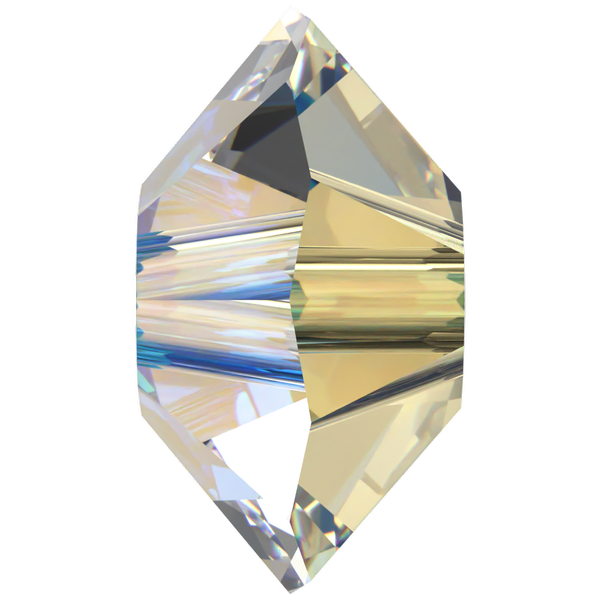 Dreamtime Crystal DC 5305 Squished Bicone Bead Crystal Shimmer 5mm