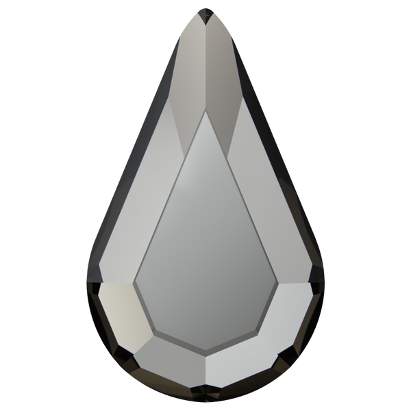 Dreamtime Crystal 2300 Pear Shape Hotfix Crystal Urban Grey 8x4.8mm