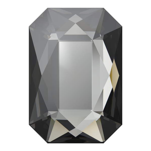 Swarovski 2602 Emerald Cut Flatback Crystal Urban Grey 3.7x2.5mm