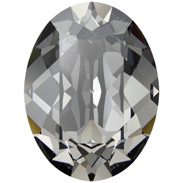 Dreamtime Crystal DC 4120 Oval Fancy Stone Crystal Urban Grey 6x4mm