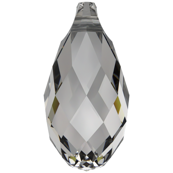 Swarovski 6010 Briolette Pendant Crystal Urban Grey 11x5.5mm