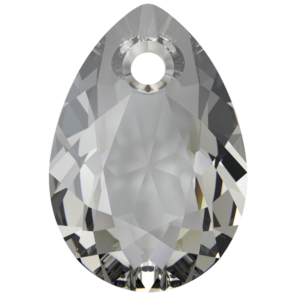 Swarovski 6433 Pear Cut Pendant Crystal Urban Grey 11.5mm