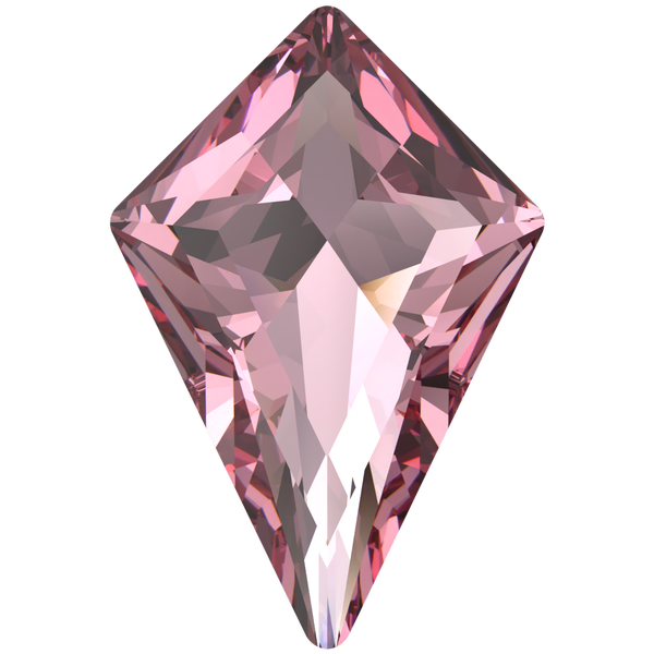 Swarovski 4711 Deltoid Fancy Stone Light Rose 10mm