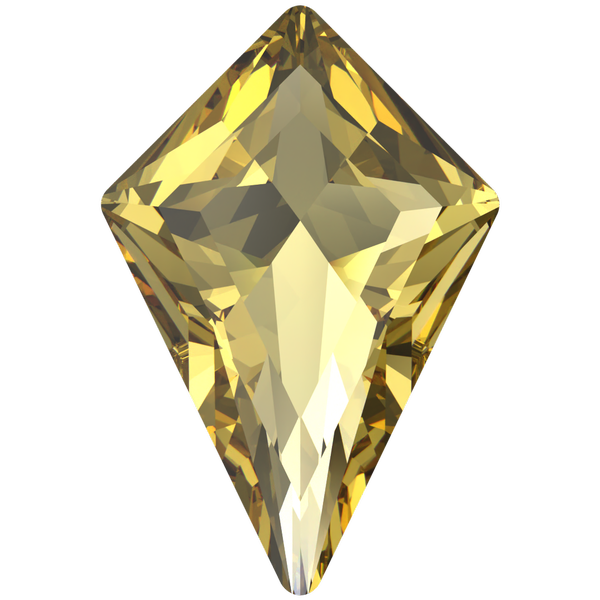 Swarovski 4711 Deltoid Fancy Stone ReCreated Dark Jonquil 8mm