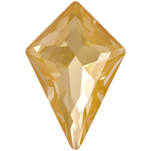 Dreamtime Crystal DC 4711 Deltoid Fancy Stone Crystal Tuscan Yellow Lux 8mm