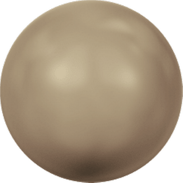 Dreamtime Crystal DC 5810 Round Pearl Bead Bronze 2mm