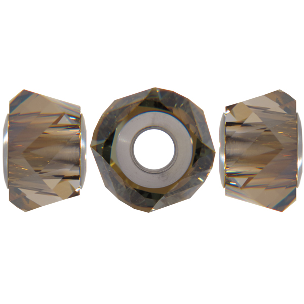 Swarovski 5920 BeCharmed Helix Bead Crystal Bronze Shade 14mm