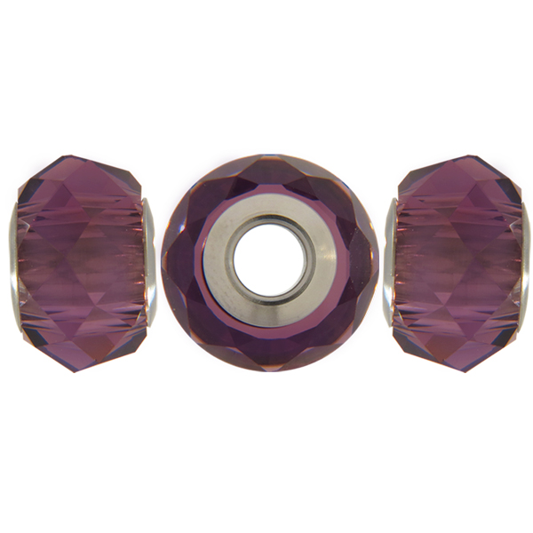 Swarovski 5940 BeCharmed Briolette Bead Amethyst 14mm