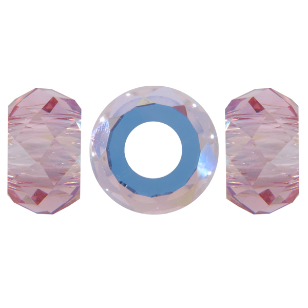 Swarovski 5940 BeCharmed Briolette Bead Light Rose AB 14mm