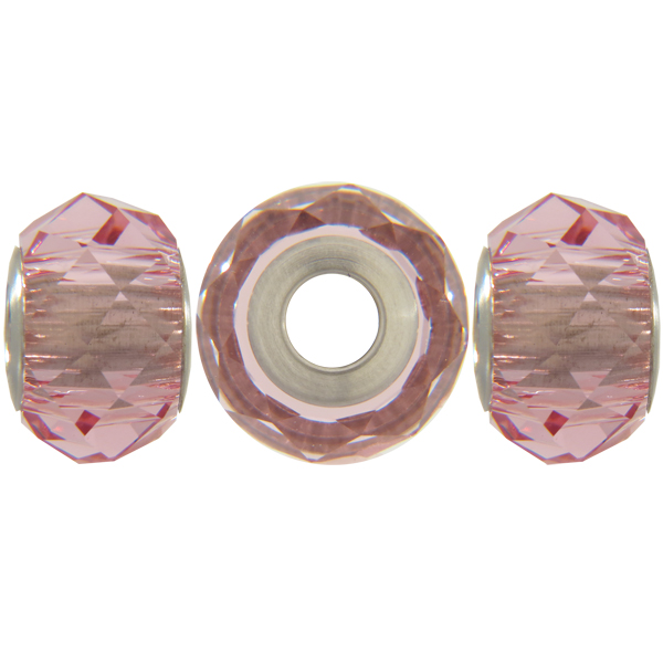 Swarovski 5940 BeCharmed Briolette Bead Light Rose 14mm