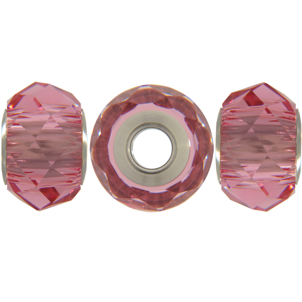 Swarovski 5940 BeCharmed Briolette Bead Rose 14mm
