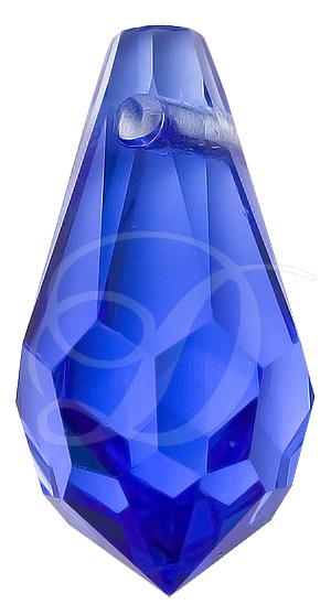 Swarovski 6000 Teardrop Pendant Sapphire 11x5.5mm