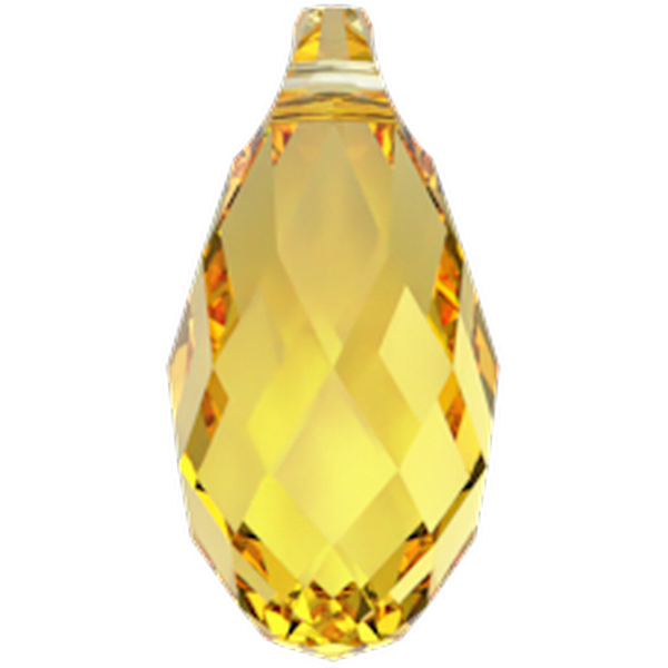 Dreamtime Crystal DC 6010 Briolette Pendant Light Topaz 11x5.5mm