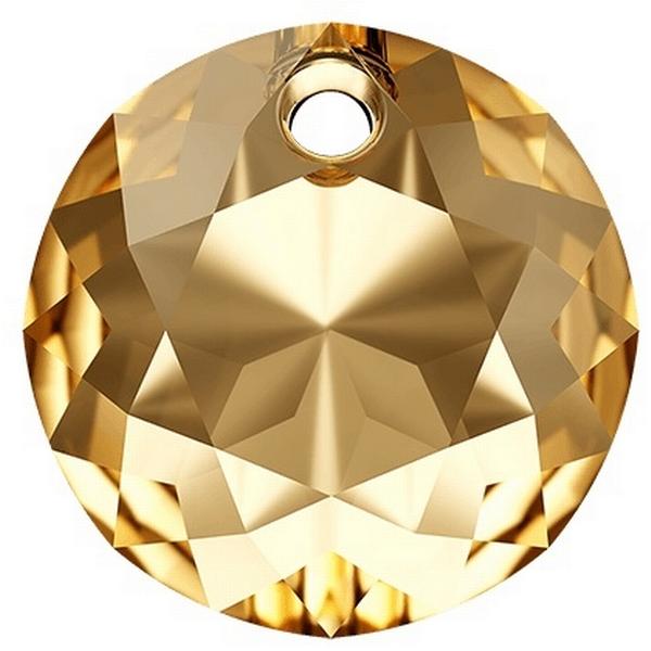 Dreamtime Crystal DC 6430 Classic Cut Pendant Crystal Golden Shadow 10mm