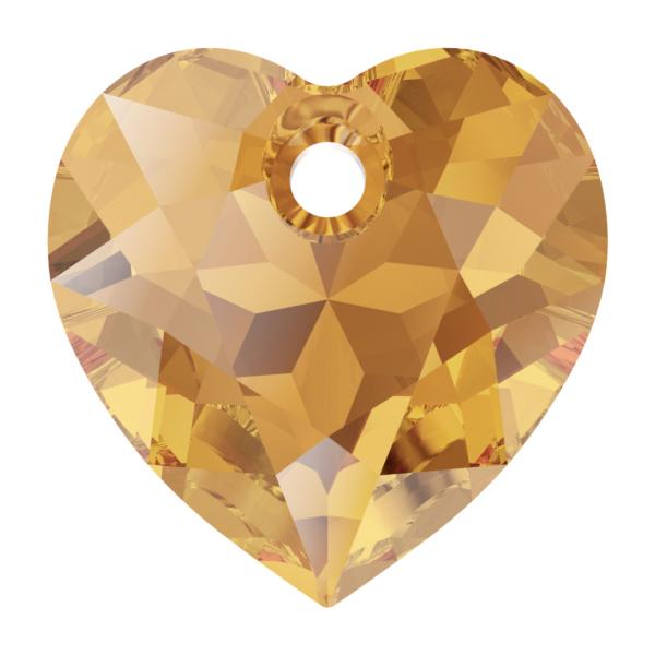 Dreamtime Crystal DC 6432 Heart Cut Pendant Topaz 10.5mm